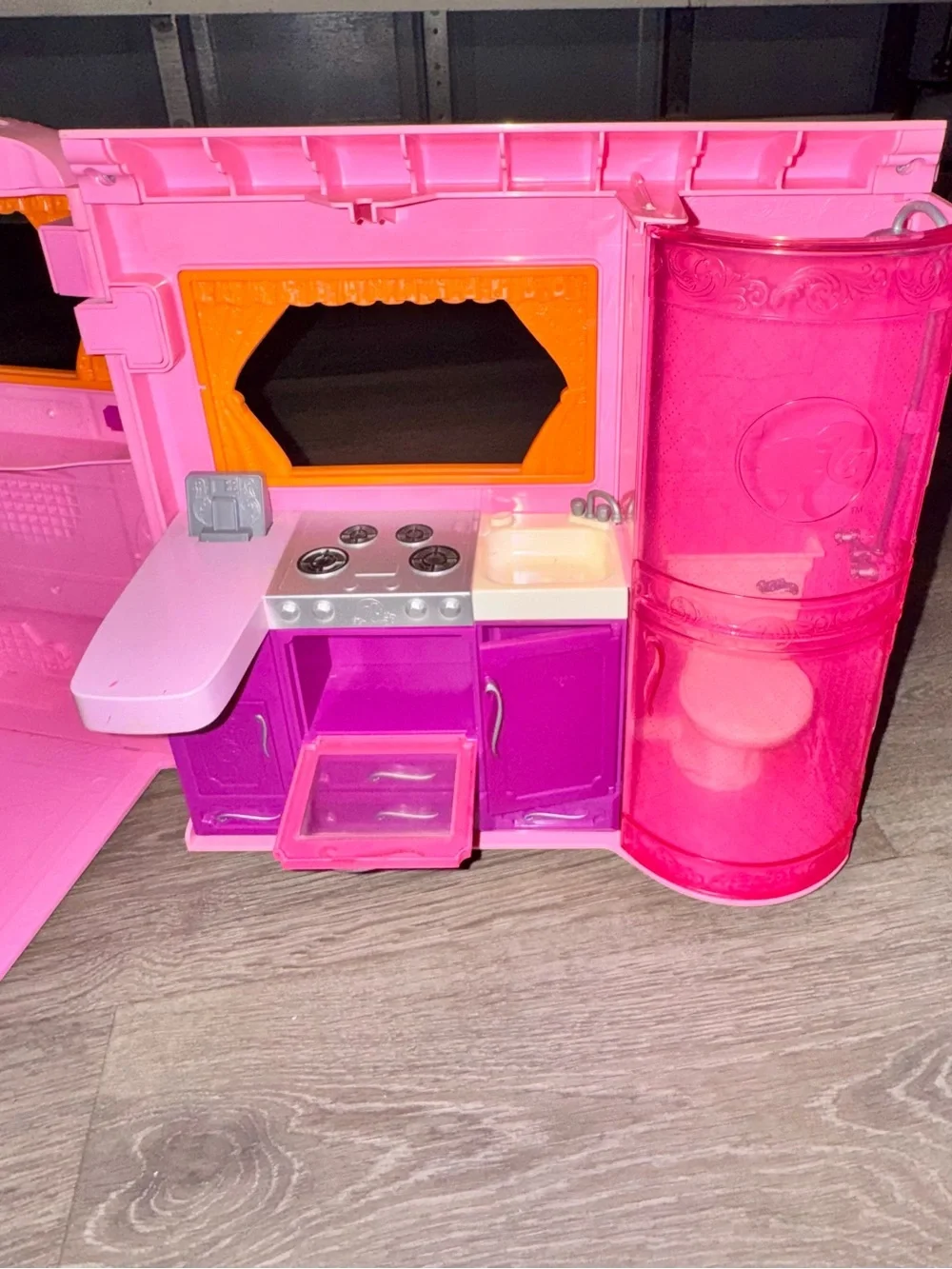 Barbie Pink and Magenta Play Delivery Van